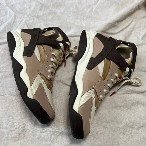 Nike Air Flight Huarache NAS - hemp/sesame/baroque brown, MEN 10.5 - Picture 3 of 7